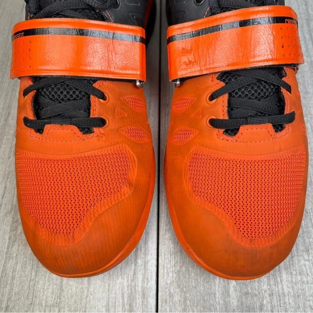 Reebok CrossFit Lifter 2.0 Weight Training Sneaker Orange Athletic Mens Size 10
